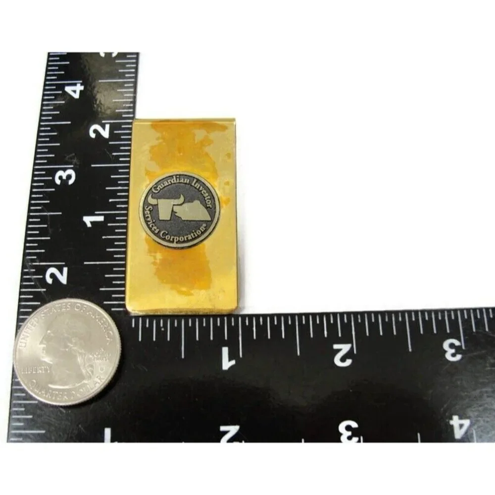Vintage Guardian Investor Services Money Clip Men Wallet ID Credit Card Holder